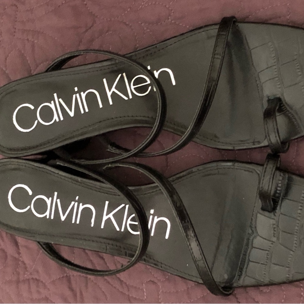 Calvin Klein Elegant Black Sandals